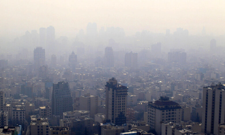 هشدار نارنجی برای آلودگی هوای تهران