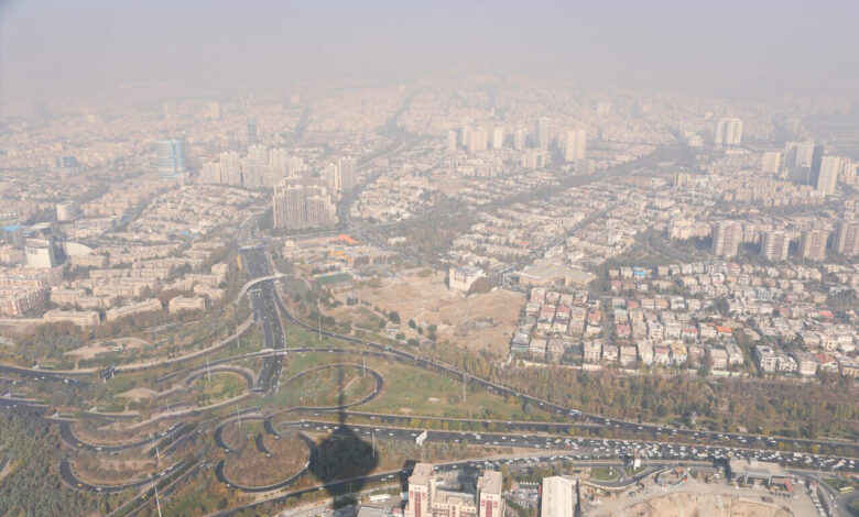 کیفیت هوای تهران در وضعیت ناسالم قرار دارد