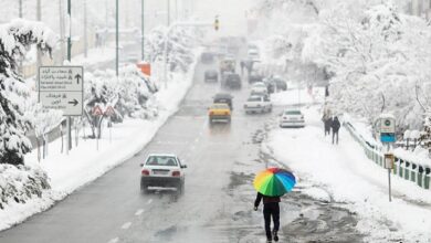 آغاز بارش برف و باران از جمعه در تهران