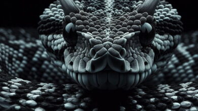 علت شاخ داشتن برخی مارها و مارمولک ها