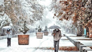 آغاز بارش برف و باران در کشور