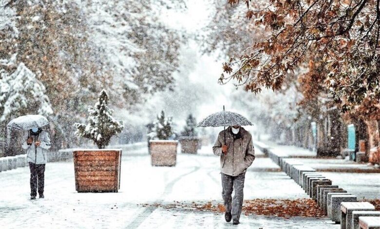 آغاز بارش برف و باران در کشور