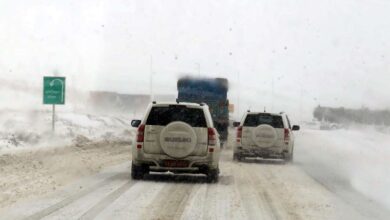 بارش برف شدید در این ۱۷ جاده برون‌شهری کشور