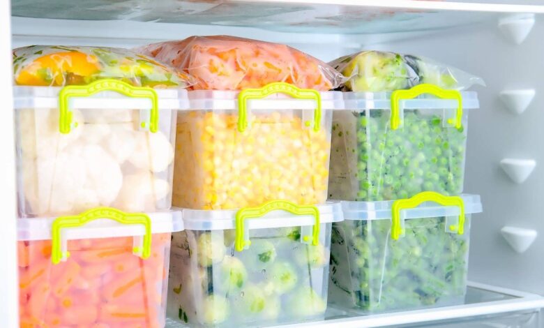 مواد غذایی را به روش صحیح فریز کنید