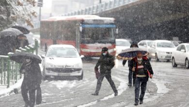 صدور هشدار برف و کولاک در مناطق شمالی و ارتفاعات تهران