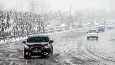 بارش برف و باران در برخی نقاط تهران