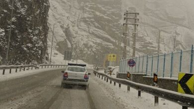 برف و ترافیک در جاده‌های شمالی کشور+جزئیات