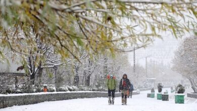 بازگشت برف به آسمان تهران