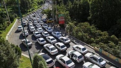 ترافیک سنگین در جاده چالوس و آزاد راه تهران_شمال