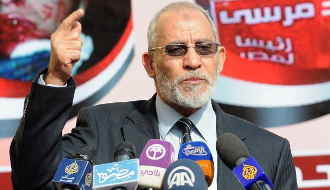 رهبر اخوان المسلمین به اعدام محکوم شد