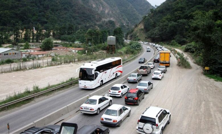 جاده هراز بازگشایی شد