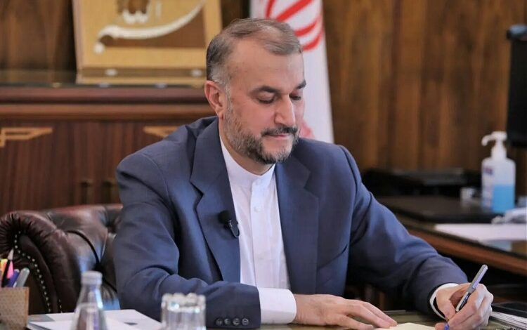 آخرین تصویر از شهید امیرعبداللهیان در کنار دو پسرش