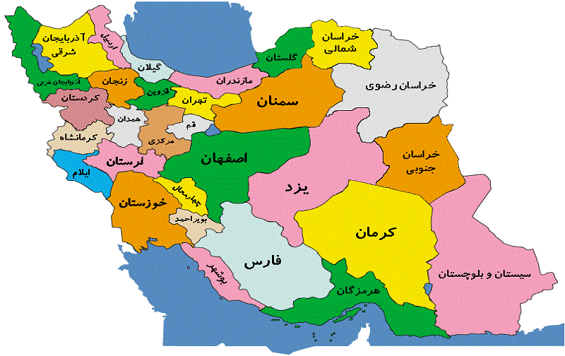 استان‌‌های تهران، کرمان و سیستان تقسیم می‌شوند