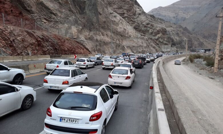 جاده کندوان به تهران یک طرفه شد