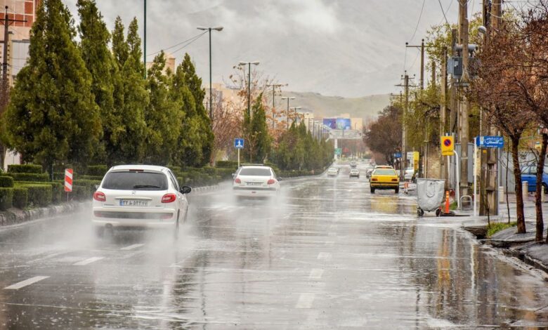 نیمه غربی کشور بارانی می‌شود