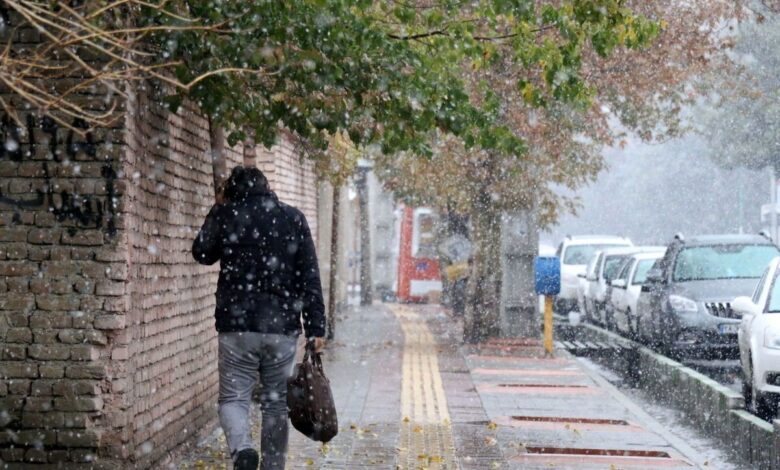 هواشناسی تهران بارش برف باران