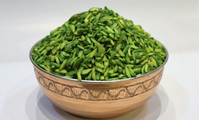 خلال باقلا بجای پسته