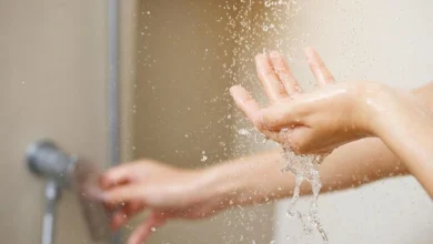 مراحل دوش گرفتن