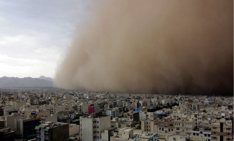 تهران طوفان شدید