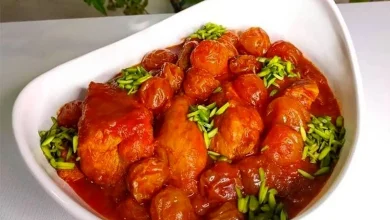 خورشت مرغ آلو