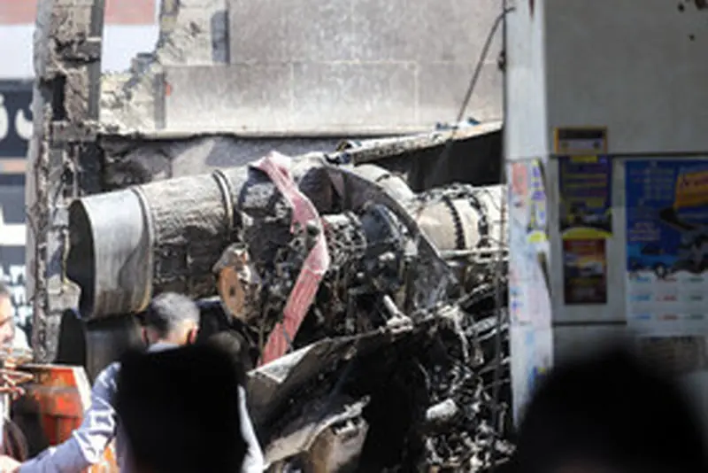 سقوط بالگرد در «درچه» اصفهان