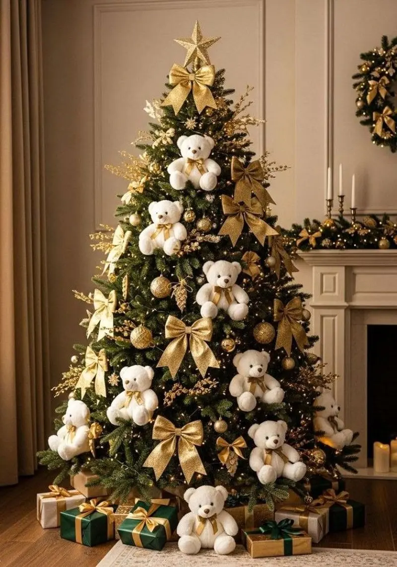 ایده درخت کریسمس | ۳۰ ایده تزیین درخت کریسمس از ساده تا لوکس و عروس پسند با مدل های جادویی و خیره کننده ترند ۲۰۲۶!