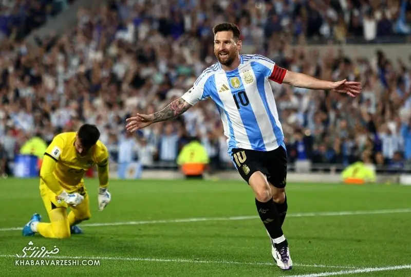 لیونل مسی با پیراهن تیم ملی آرژانتین