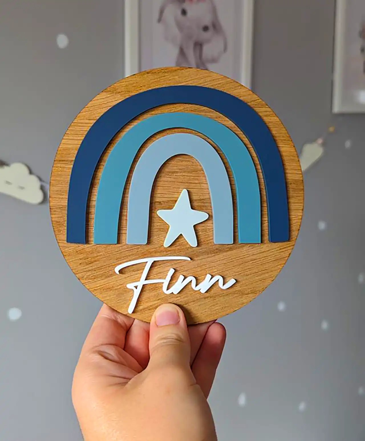 دکور رنگین کمانی اتاق کودک