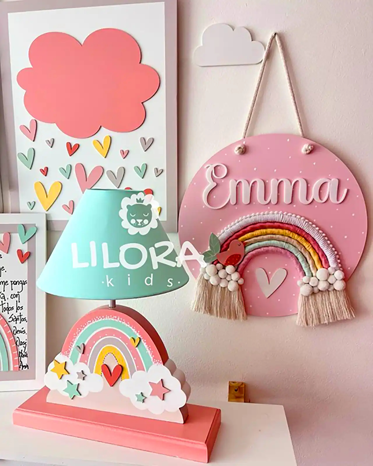 دکور رنگین کمانی اتاق کودک