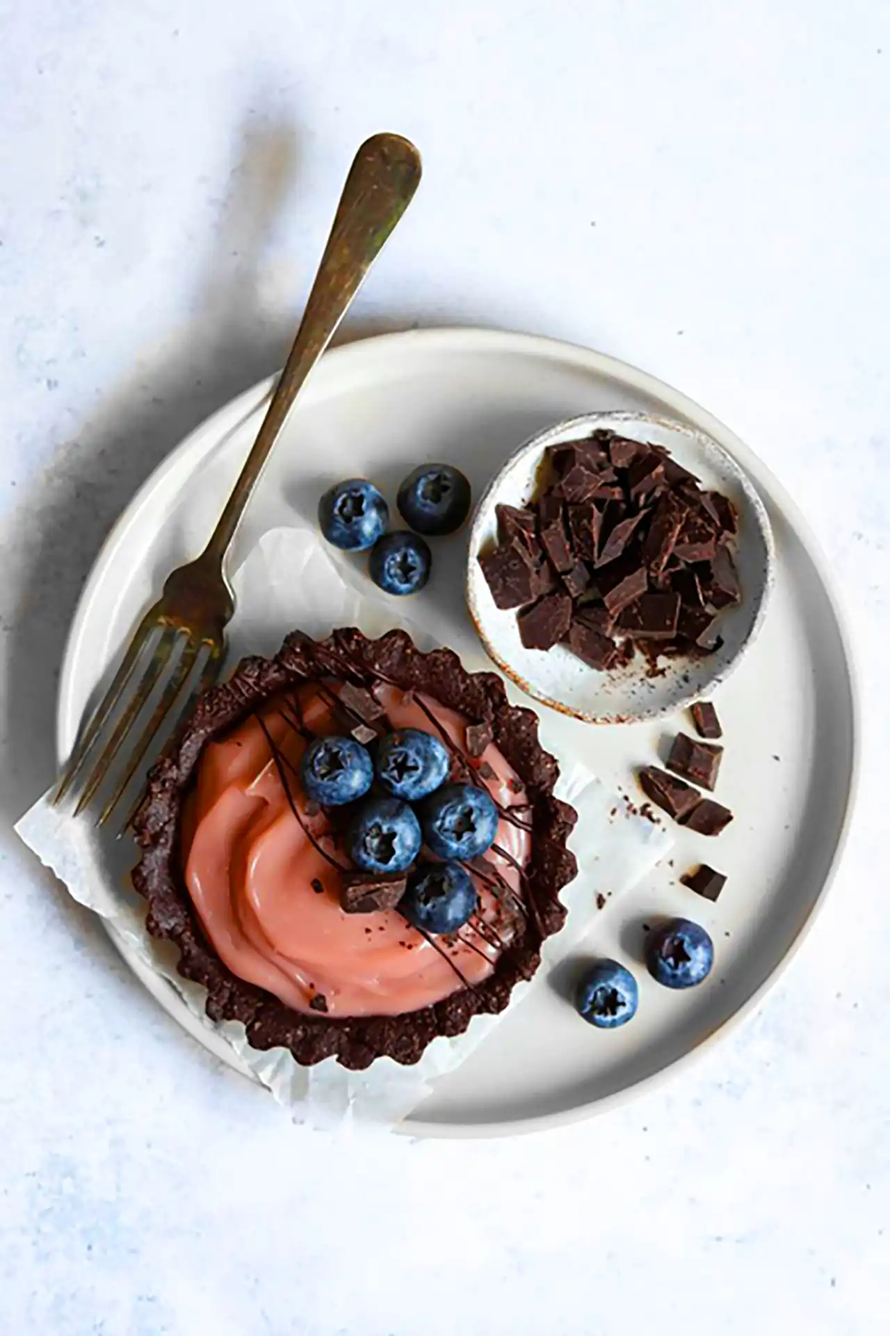 دسر با دیزاین بلوبری