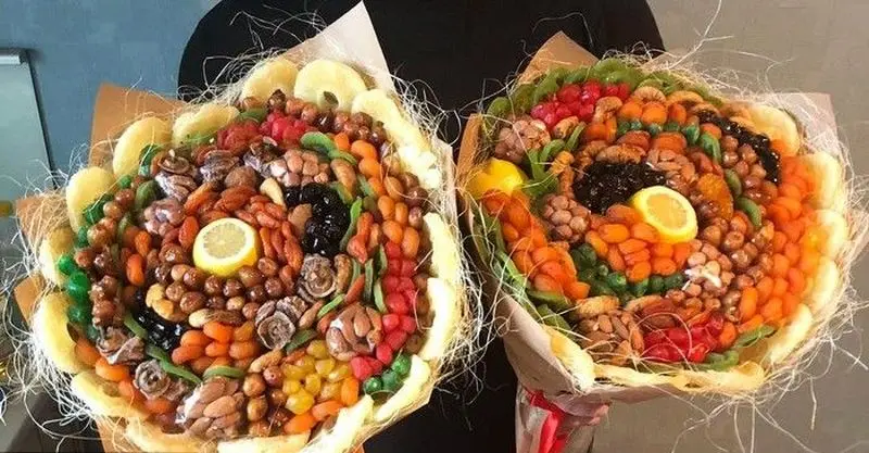 تزیین آجیل، میوه خشک و خشکبار عروس برای نوروز 1405