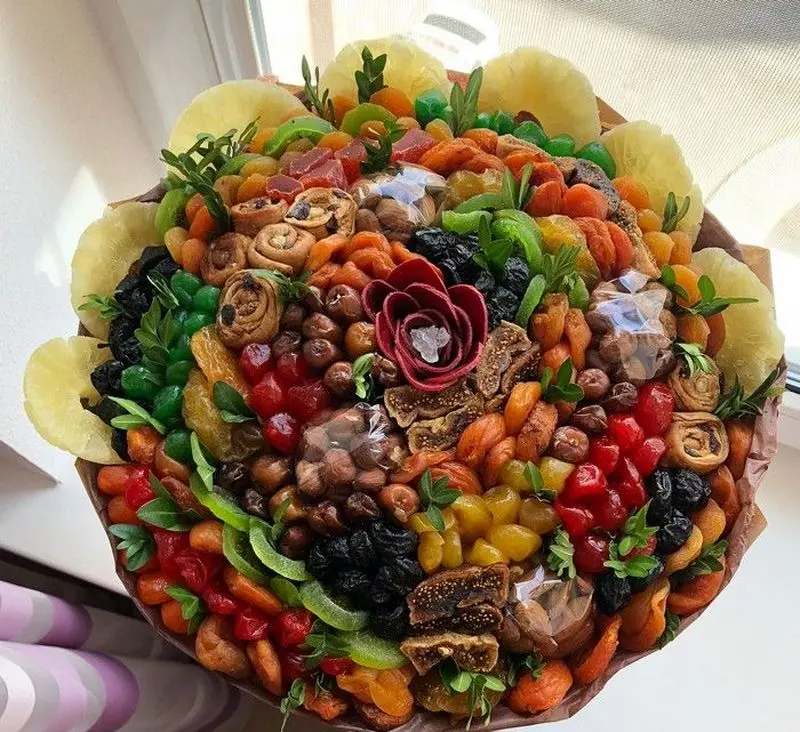 تزیین آجیل، میوه خشک و خشکبار عروس برای نوروز 1405