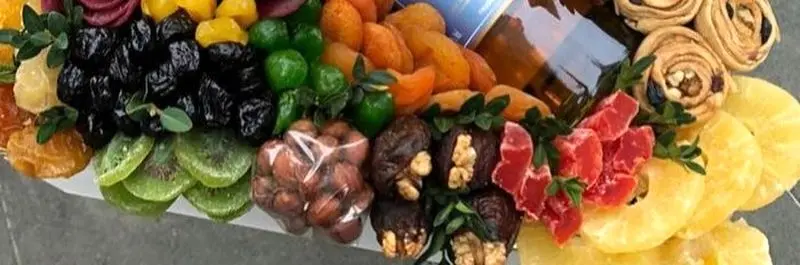 تزیین آجیل، میوه خشک و خشکبار عروس برای نوروز 1405