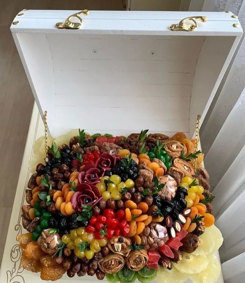 تزیین آجیل، میوه خشک و خشکبار عروس برای نوروز 1405