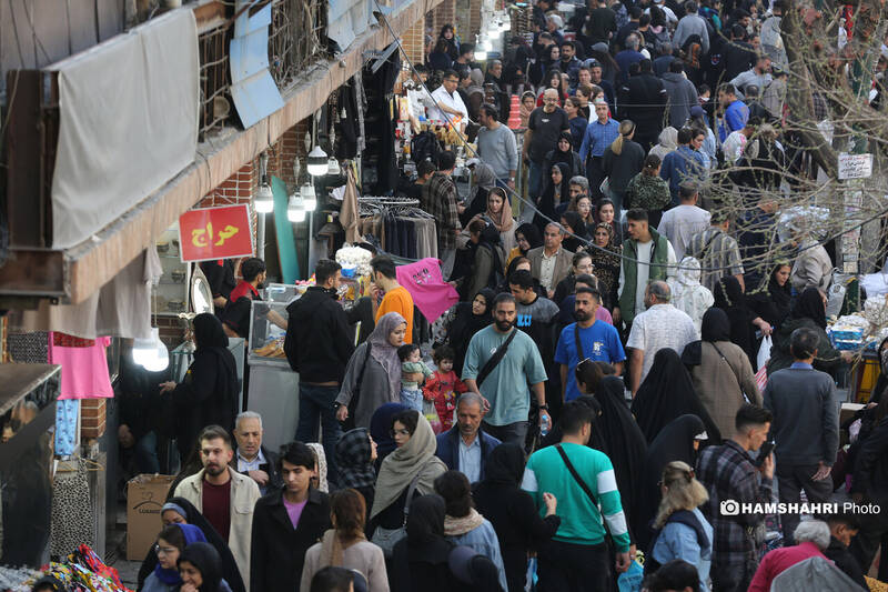 بازار بزرگ تهران در آستانه سال نو