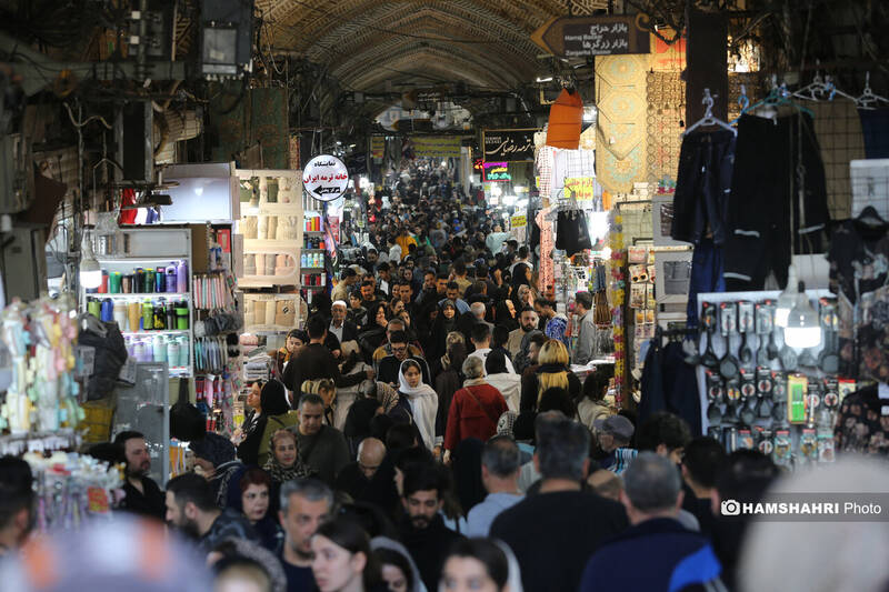 بازار بزرگ تهران در آستانه سال نو