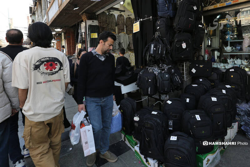 بازار بزرگ تهران در آستانه سال نو