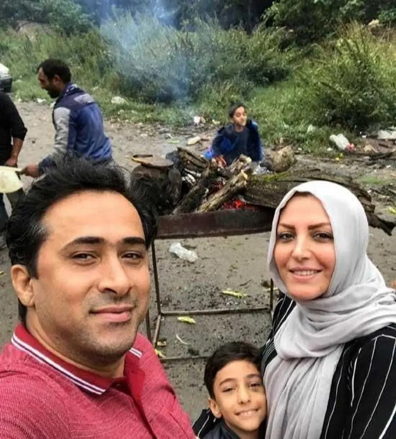 المیرا شریفی مقدم و همسرش