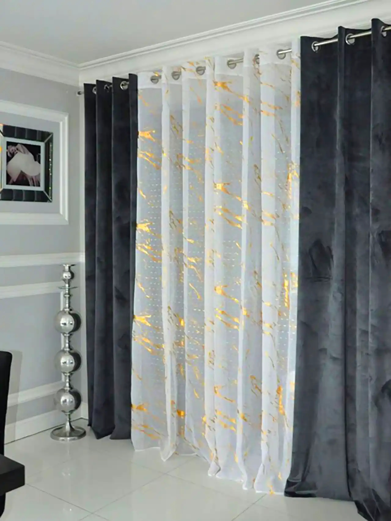 مدل پرده رنگی اتاق خواب