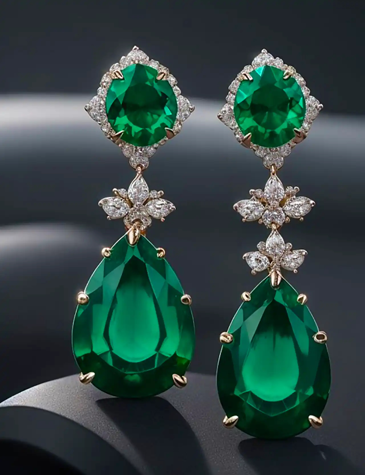 گوشواره زنانه اشکی لوکس 